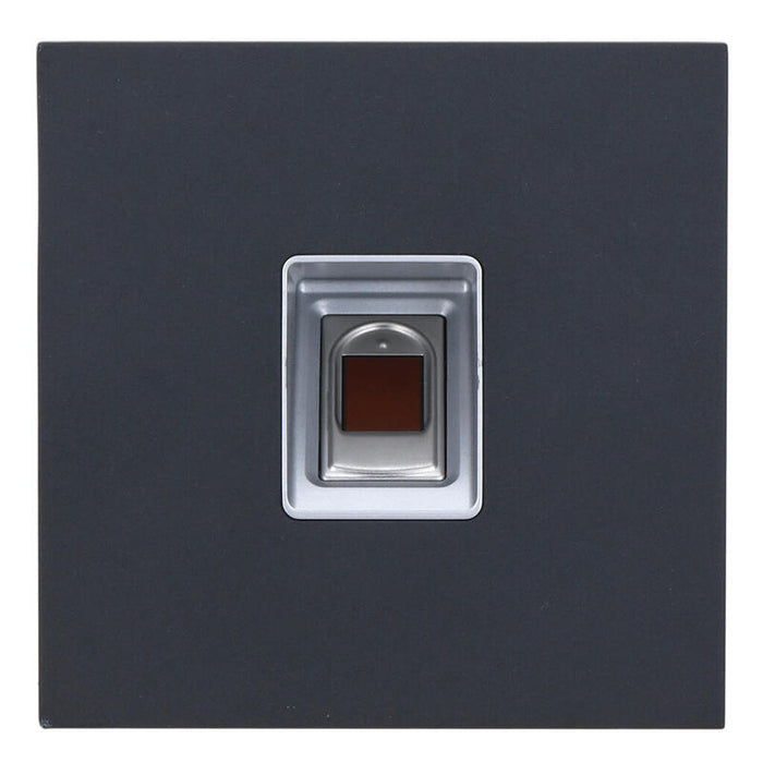 Dahua Vto4202fb-Mf Estación Exterior Modular Para Videoportero Ip Con Lector De Huellas Para Series Vto4202fb-X. Color Negro