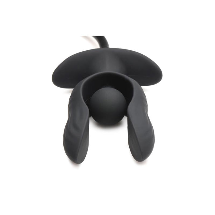 Dark Pearl Plug Anal Con Inflado Y Vibración Con Control Remoto
