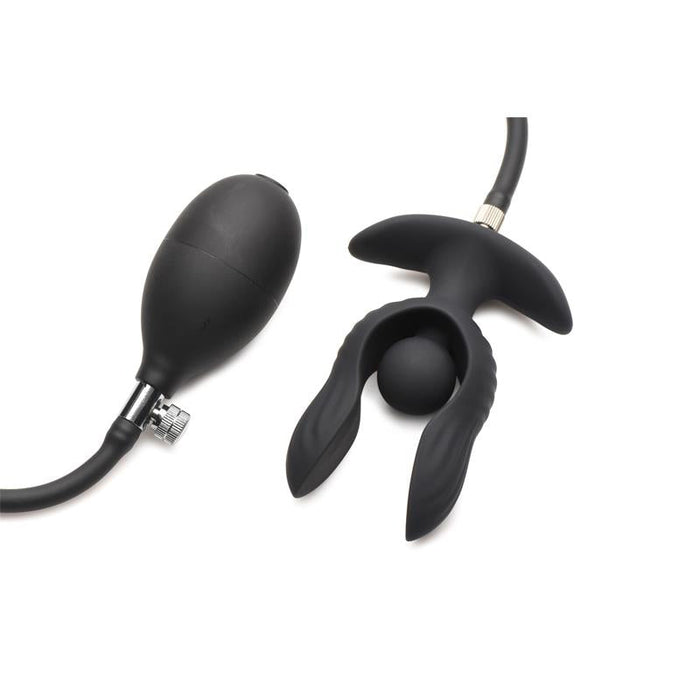 Dark Pearl Plug Anal Con Inflado Y Vibración Con Control Remoto