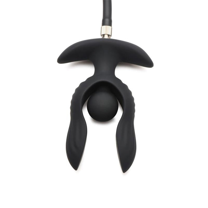 Dark Pearl Plug Anal Con Inflado Y Vibración Con Control Remoto