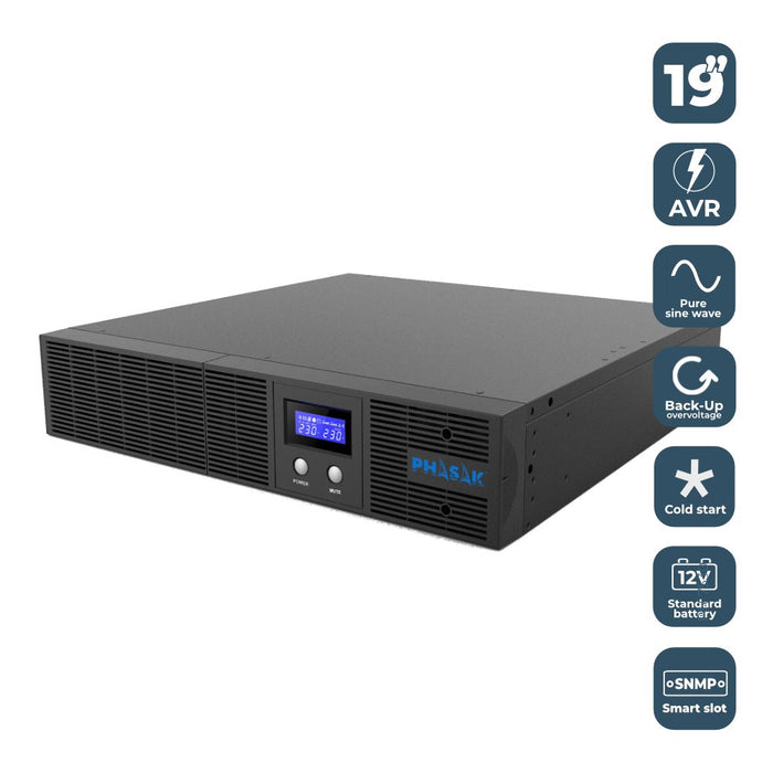EAN 5605922009183 - Phasak PH 7530 sistema de alimentación ininterrumpida (UPS) Línea interactiva 3,06 kVA 1800 W 4 salidas A imagen 4