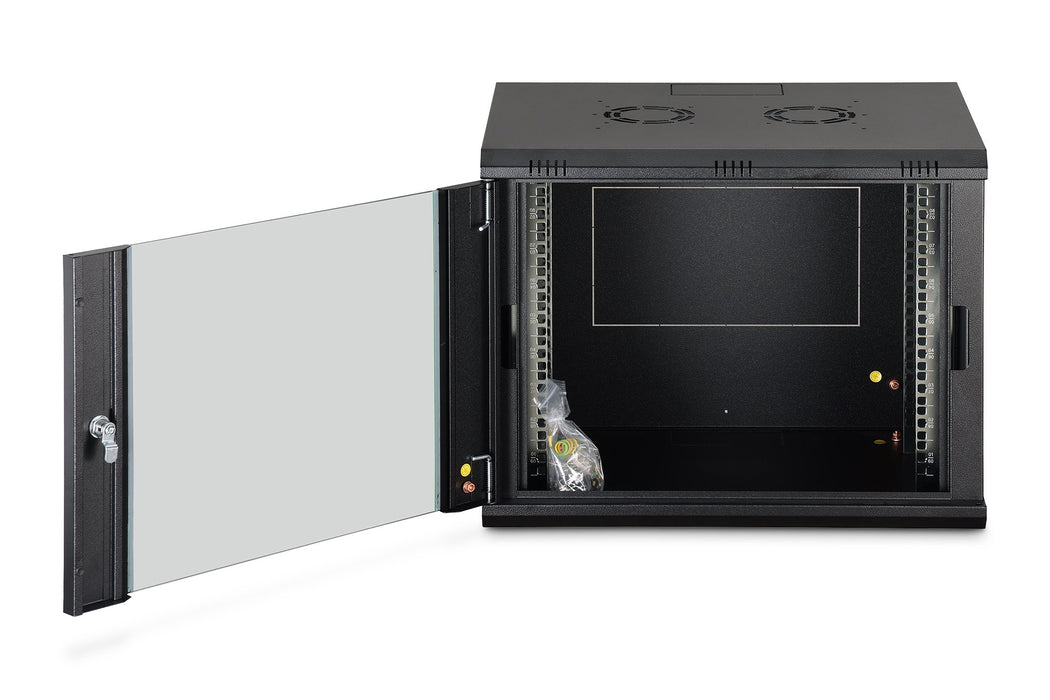 EAN 4016032257813 - Digitus DN-19 09-U-EC-SW armario rack 9U Bastidor de pared Negro imagen 7