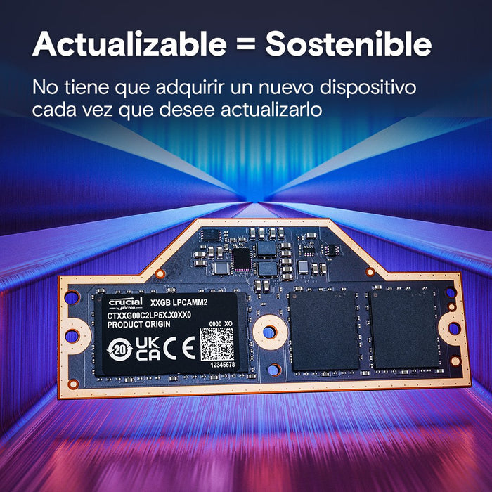 EAN 0649528945969 - Crucial CT64G75C2LP5X módulo de memoria 64 GB 1 x 64 GB LPDDR5X 7500 MT/s 262-pin LPCAMM2 imagen 3