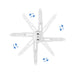 EAN 8433281006690 - TooQ PJ2012T-W montaje para projector Techo Blanco imagen 4