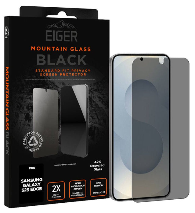 Eiger Sp Mountain Black Privacy Galaxy S25 Edge