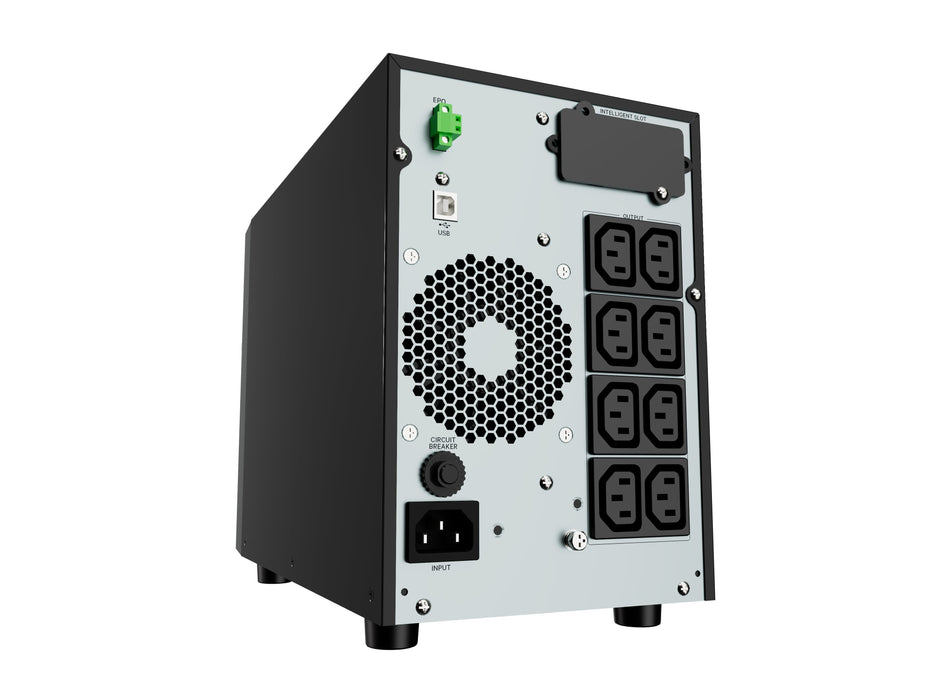 Sai Liebert Gxe Ups 1kva 1ph Ups 230v Tower W/Batteries  C14 Input/C13 X 8output  2-Year Warranty