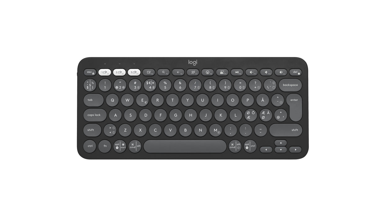 EAN 5099206111394 - Logitech 920-011879 teclado Universal Bluetooth QWERTY Nórdico Grafito imagen 1