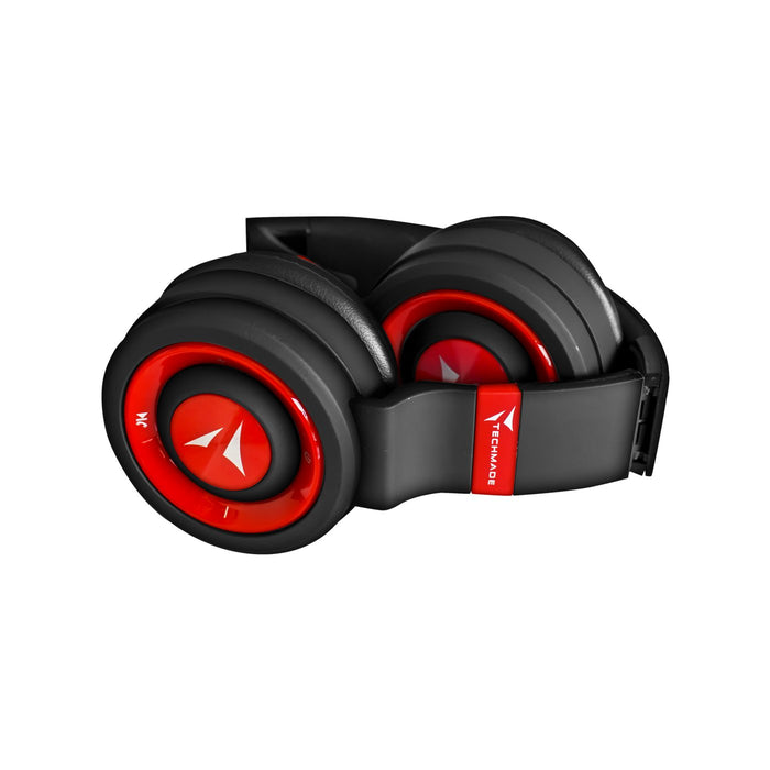 EAN 8099990144698 - Techmade TM-046-RD auricular y casco Auriculares Inalámbrico y alámbrico Diadema Música MicroUSB Bluetoot imagen 3