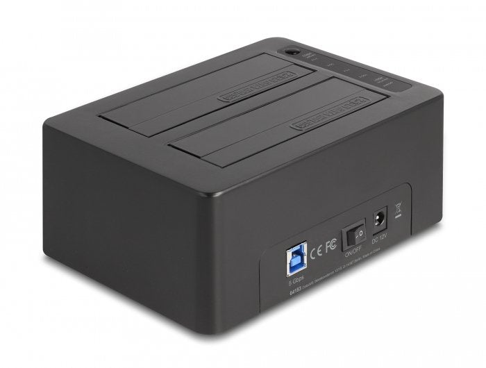 Usb Dual Dockingstation Für 2 X Sata Hdd   Ssd Mit Klon Funktion Und Card Reader + Zusätzlichem Usb Port
