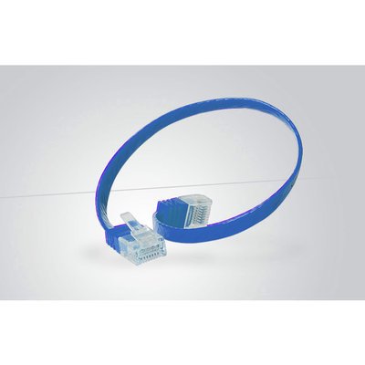 S-Impuls Cable De Red Cat. 6 Plano, U Utp, Azul, 5m