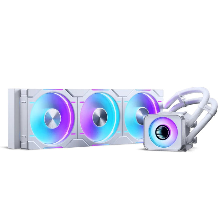 K Phanteks Glacier One 360d30 X2 Drgb Weiss  Aio-Wasserkühlung