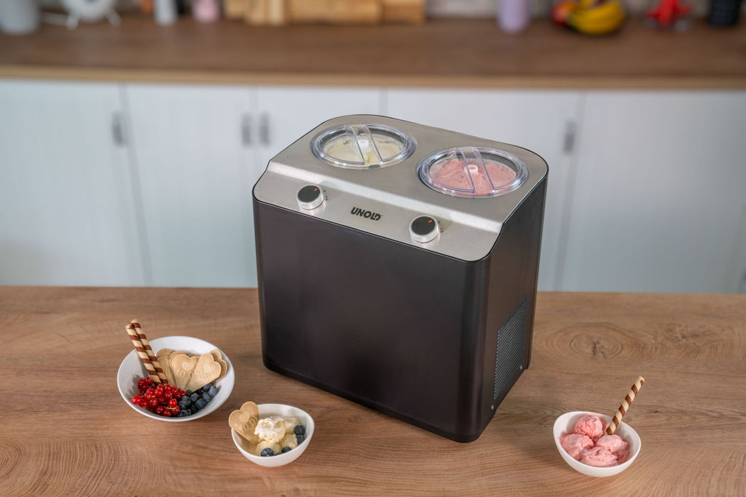 EAN 4011689488351 - Unold Doppio Compresor de helados 2,4 L 250 W Negro, Acero satinado imagen 5