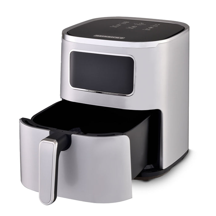 EAN 4260707287173 - Heinrichs HFR 8216 5 L Independiente 1450 W Freidora de aire caliente Plata imagen 4