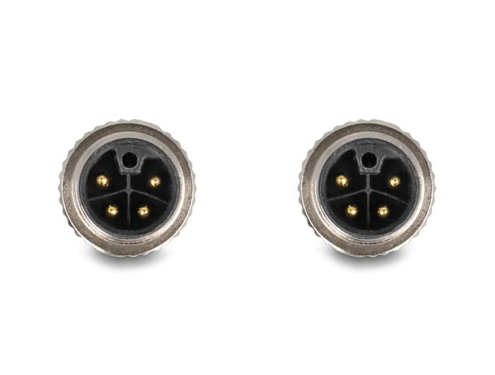 Delock M12 Cable L-Kodiert 5 Pin Stecker Zu Stecker Pur Schleppkettentauglich 3 M Grau