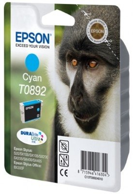 EAN 8715946416311 - Epson Monkey T0892 Ink Cartridge Cyan cartucho de tinta 1 pieza(s) Original Cian imagen 2