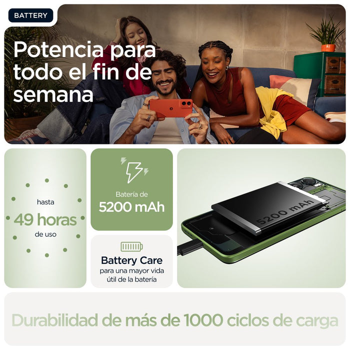 EAN 840493605289 - Motorola moto g06 17,5 cm (6.88") SIM doble Android 15 4G USB Tipo C 4 GB 256 GB 5200 mAh Verde imagen 17