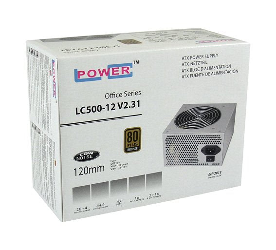 EAN 4260070124402 - LC-Power LC500-12 V2.31 unidad de fuente de alimentación 350 W 20+4 pin ATX ATX Gris imagen 2