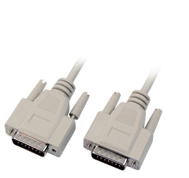 Efb Datencable Seriell 1:1, 2x Dsub 15, St.-St., 5,0m, Beige