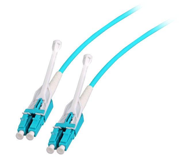 Efb Duplex Cable De Red Push Pull Lc-Lc Om3 5m Lszh 3mm Aqua