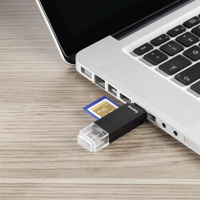 EAN 4047443405531 - Hama Basic lector de tarjeta USB 2.0/Micro-USB Negro imagen 3