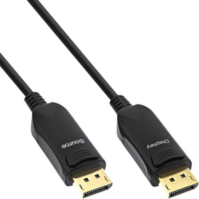 Inline® Displayport 2.1 Aoc Cable, Uhbr, Negro 50m