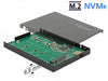 EAN 4043619426096 - DeLOCK 42609 caja para disco duro externo Caja externa para unidad de estado sólido (SSD) Negro M.2 imagen 2