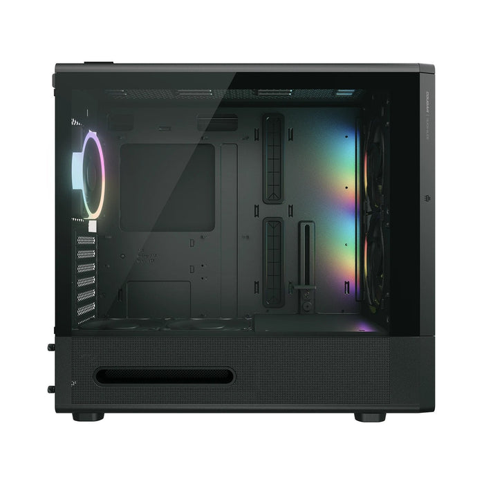 Caja Pc Cougar  Midi-Tower Duoface Pro Argb, Negro