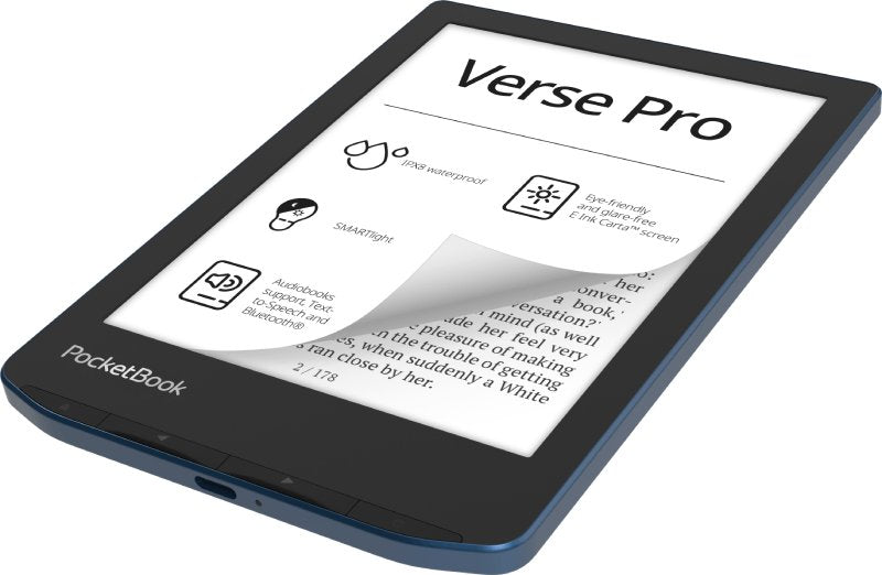EAN 7640152094965 - PocketBook Verse Pro lectore de e-book Pantalla táctil 16 GB Wifi Negro, Azul imagen 2