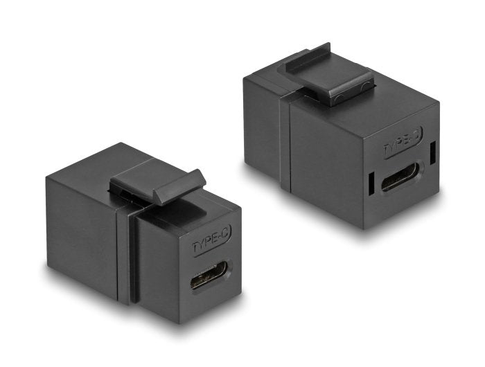 Delock 87950 Módulo Keystone Usb 2.0 Type-C Hembra A Hembra Negro