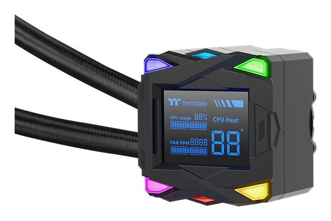 EAN 4711658540287 - Thermaltake LA360-S ARGB Placa base Kit de refrigeración líquida 12 cm Negro 1 pieza(s) imagen 2
