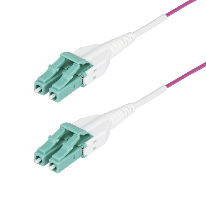 Startech 40m Lc-Lc Upc Om4multimode Glasfasercable Erika Violett 50 125 40g 100g Uniboot Lwl Cable De Red Ofnr Cable