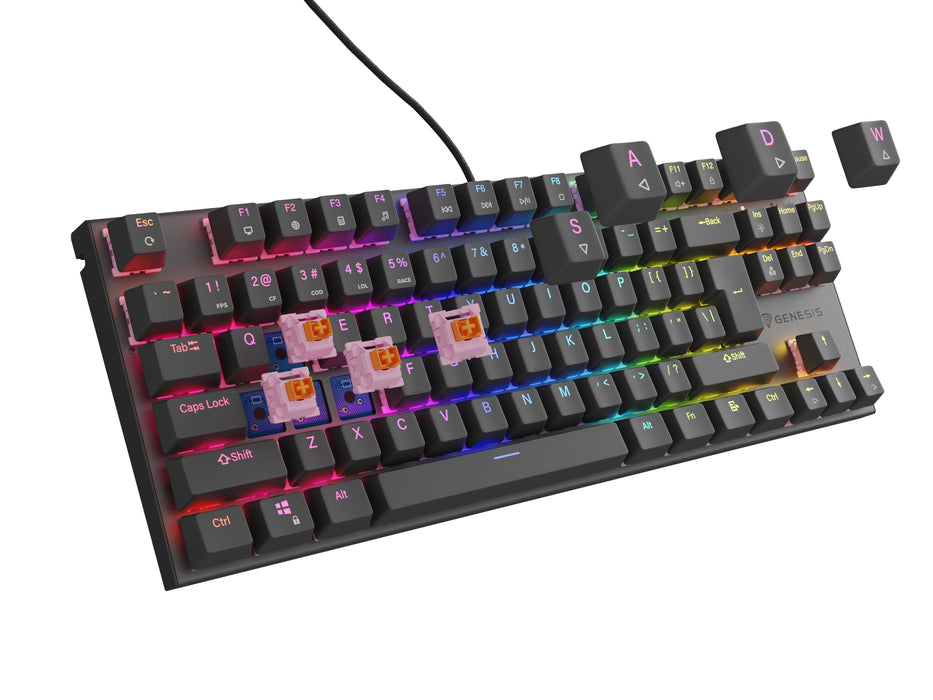 EAN 5901969444360 - GENESIS Thor 303 TKL teclado Juego USB QWERTY Español Negro imagen 6