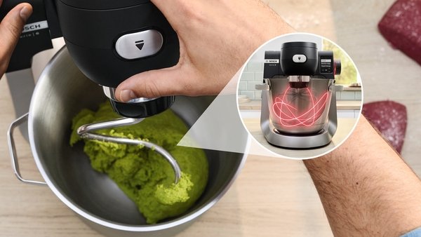 EAN 4242005424726 - Bosch Serie 6 MUMS6ZS13D robot de cocina 1600 W 5,5 L Negro, Acero inoxidable Balanza integrada imagen 12