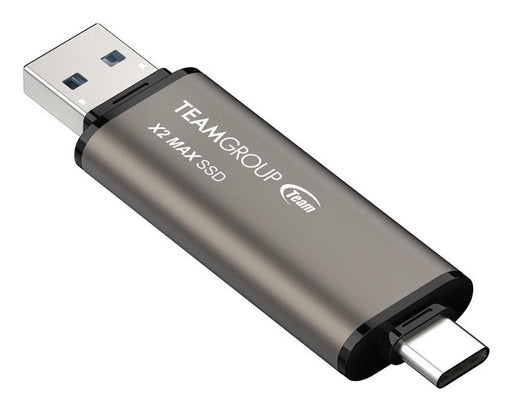 EAN 4711430805955 - Team Group X2 MAX 1 TB USB Type-A / USB Type-C 3.2 Gen 2 (3.1 Gen 2) Gris imagen 2