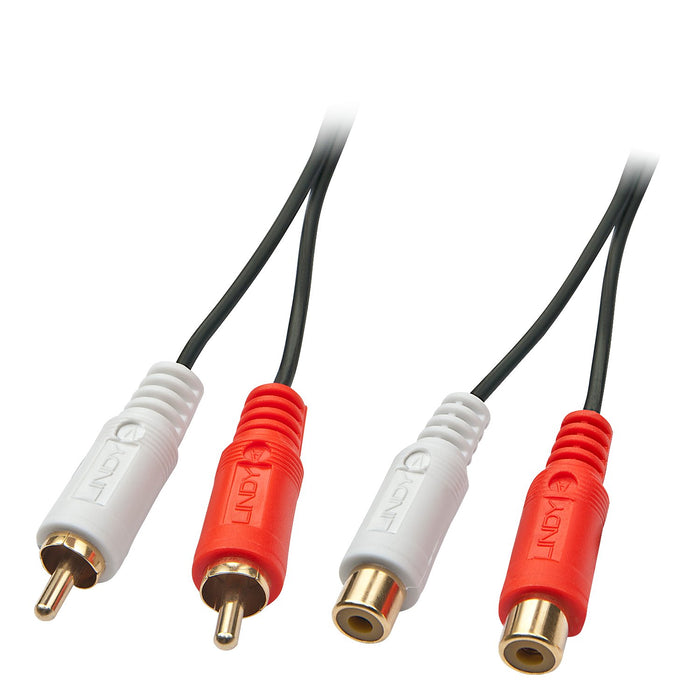EAN 4002888356732 - Lindy 35673 cable de audio 5 m 2 x RCA Negro, Rojo, Blanco imagen 1