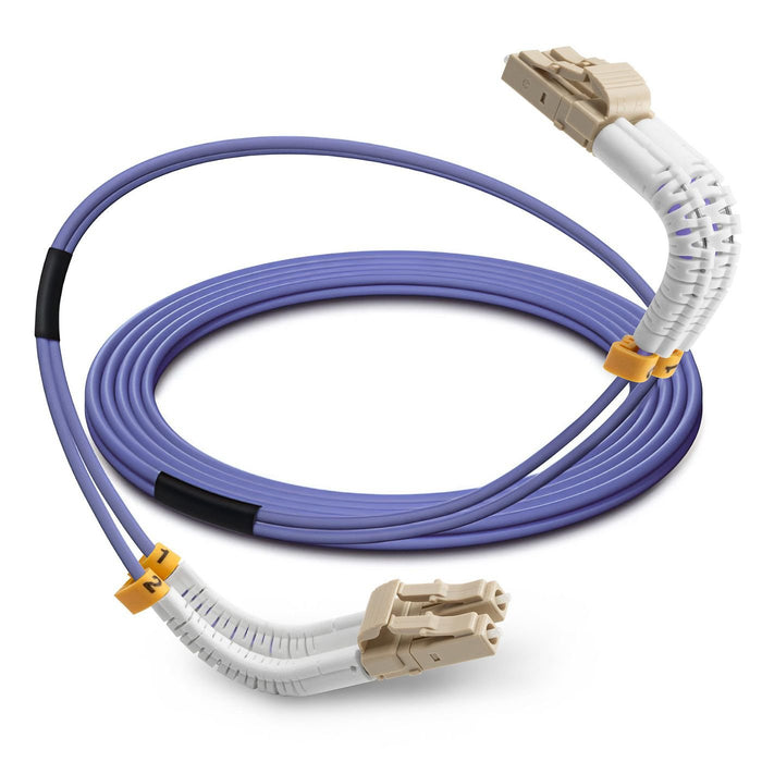 EAN 5715063505984 - Lanview LVO231811-FLEX Cable de fibra óptica e InfiniBand 2 m LC LC/LC Púrpura imagen 4