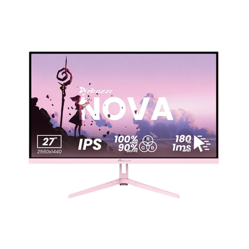 EAN 0850054766892 - Arozzi Nova 27″ pantalla para PC 68,6 cm (27") 2560 x 1440 Pixeles Quad HD LED Rosa imagen 1