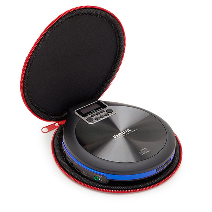 Reproductor De Cd Cdr Mp3 Aiwa Walk Pcd-810bl Azul