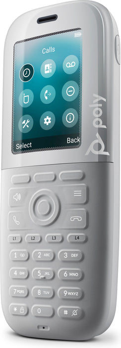 Poly Rove 40 Auricular De Extensión Inalámbrica Con Id De Llamadas Dect De 3 Vías Capacidad De Llamadas Funcionamiento Con 20 Líneas Blanco Replaces Poly Sku 2200-86810-101