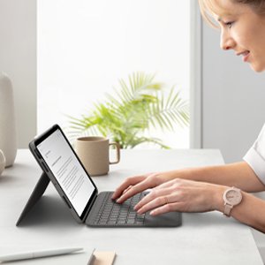 EAN 5099206093553 - Logitech Folio Touch QWERTY Inglés internacional Smart Connector Gris imagen 4