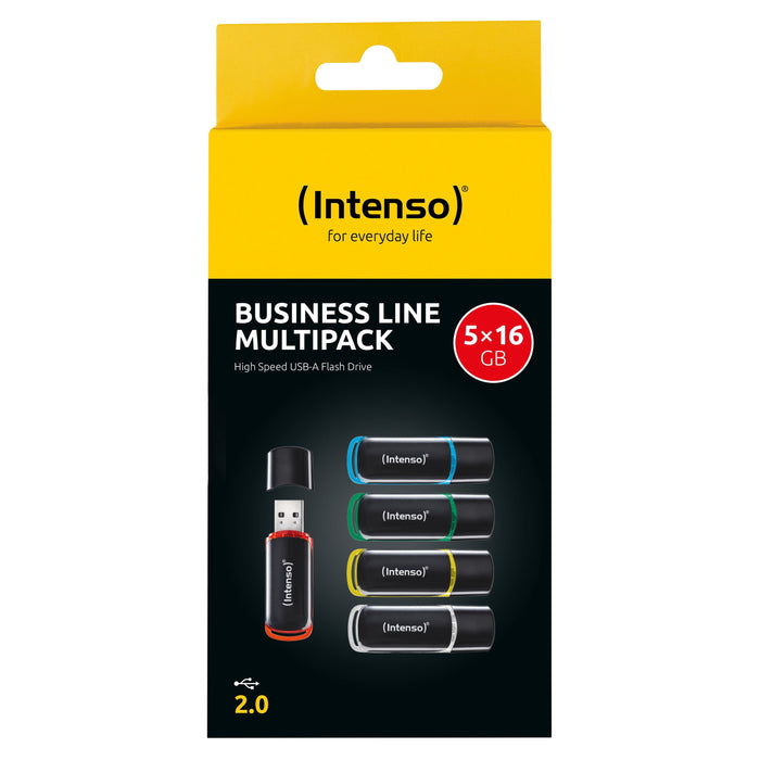 Intenso Usb Mick Hsiness Line 16gb 5-Pack
