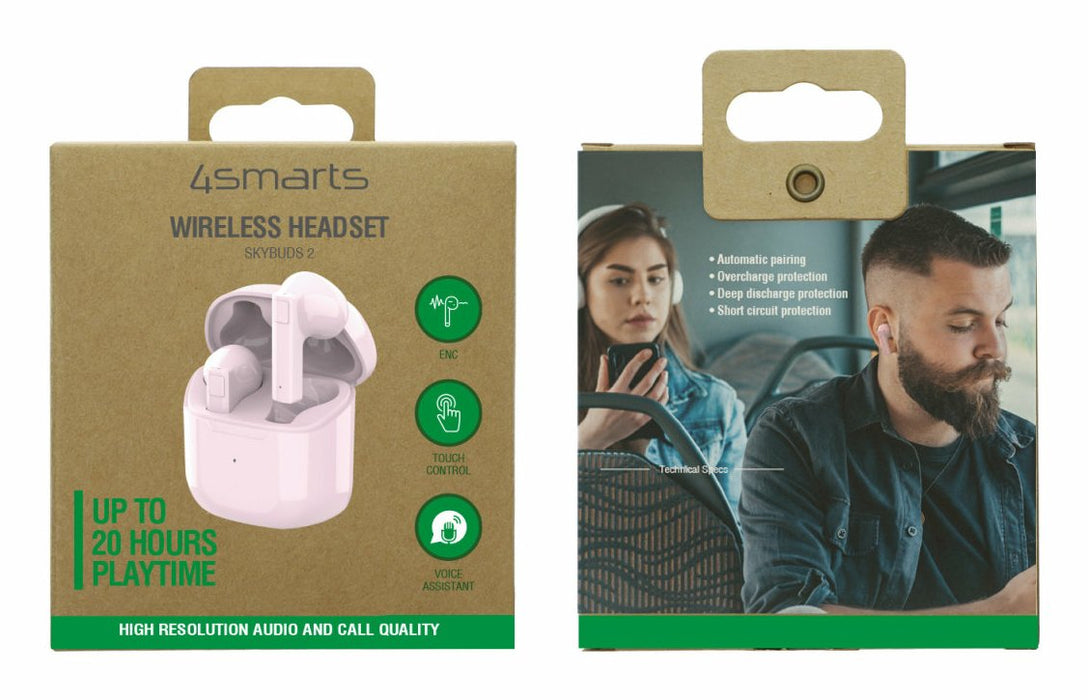EAN 4252011908837 - 4smarts SkyBuds 2 Auriculares True Wireless Stereo (TWS) Dentro de oído Llamadas/Música USB Tipo C Blueto imagen 3