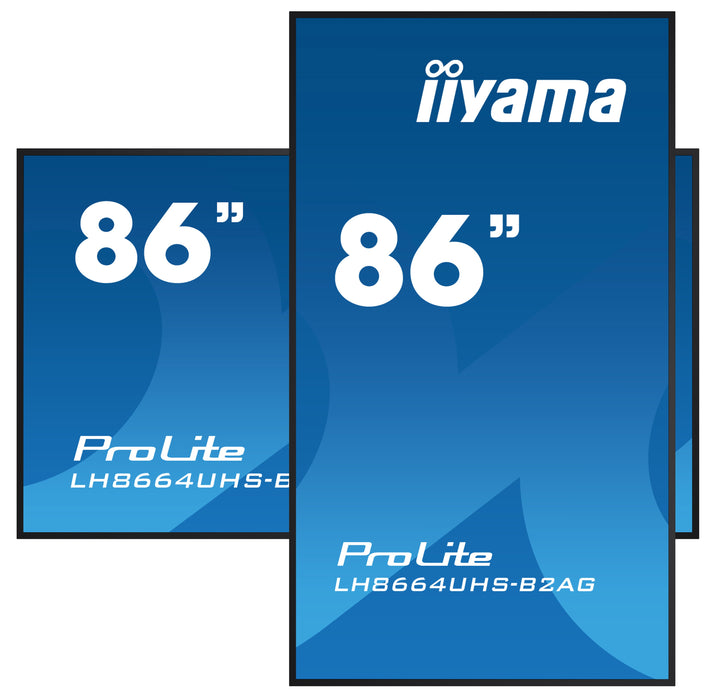EAN 4948570124916 - iiyama LH8664UHS-B2AG pantalla de señalización Pantalla plana para señalización digital 2,17 m (85.6") Wi imagen 5