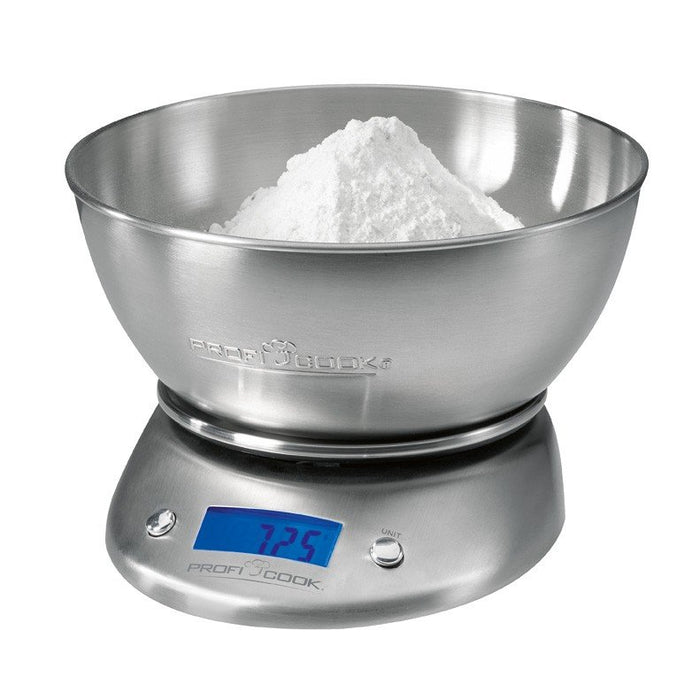 EAN 4006160104011 - ProfiCook KW1040 báscula de cocina Negro, Acero inoxidable Báscula electrónica de cocina imagen 1