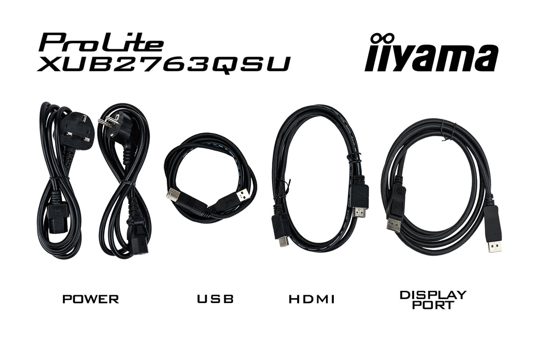 EAN 4948570124282 - iiyama ProLite XUB2763QSU-B1 pantalla para PC 68,6 cm (27") 2560 x 1440 Pixeles Quad HD LED Negro imagen 16