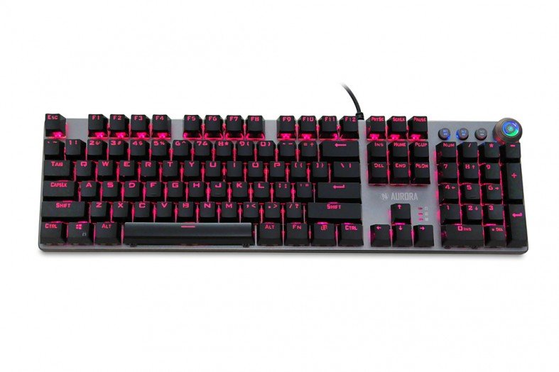 EAN 5901443055945 - iBox AURORA K-4 teclado Juego USB QWERTY Negro, Plata imagen 11
