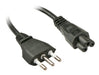 EAN 4002888304085 - Lindy 2m, CEI23-16-VII - IEC 320 C5 Negro C5 acoplador imagen 1