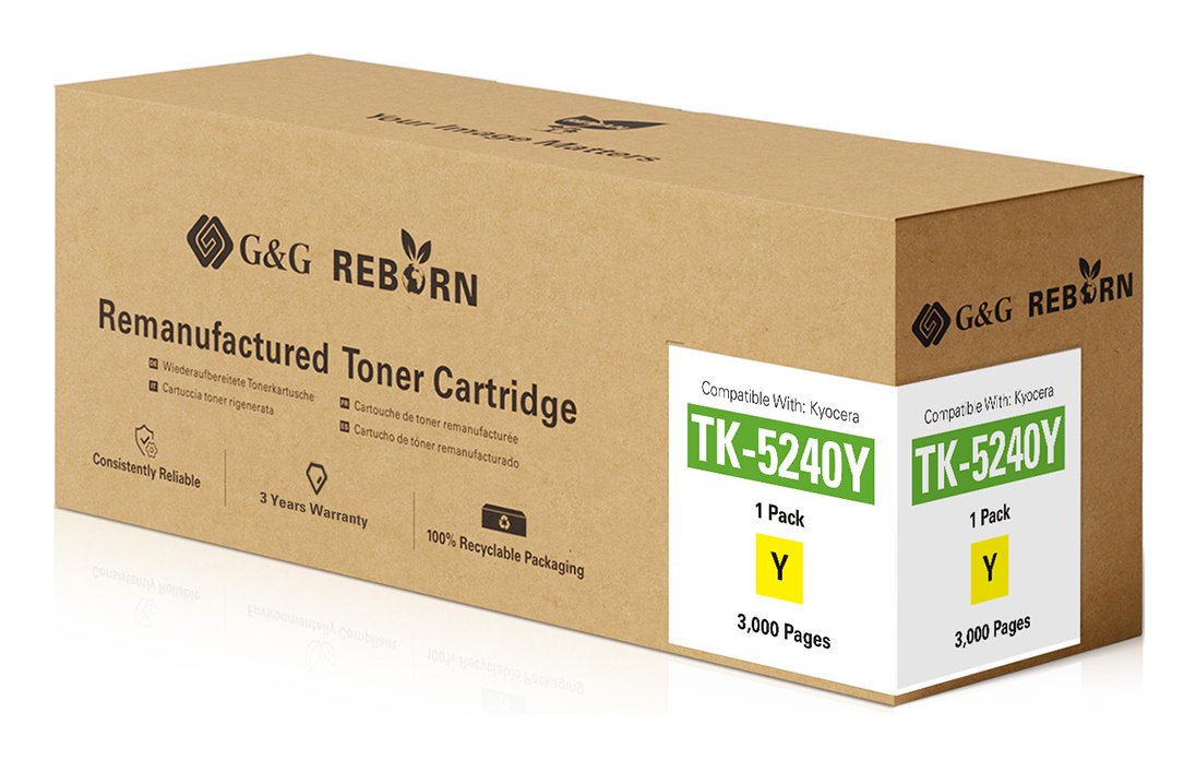 G&G Reborn-Toner Compatible Con Kyocera Tk-5240y