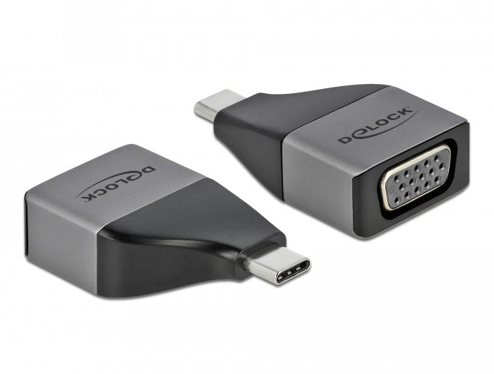 Delock Usb Type-C Adapter Zu Vga (Dp Alt Mode) 1080p  Kompaktes Design