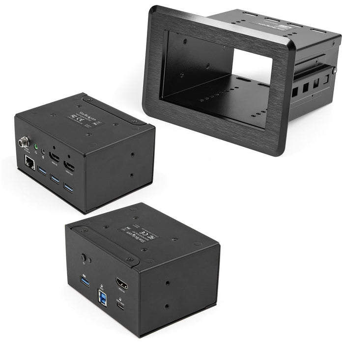 EAN 65030891219 - StarTech.com KITBZDOCK puente de conferencia AV 3840 x 2160 Pixeles Ethernet Negro imagen 1